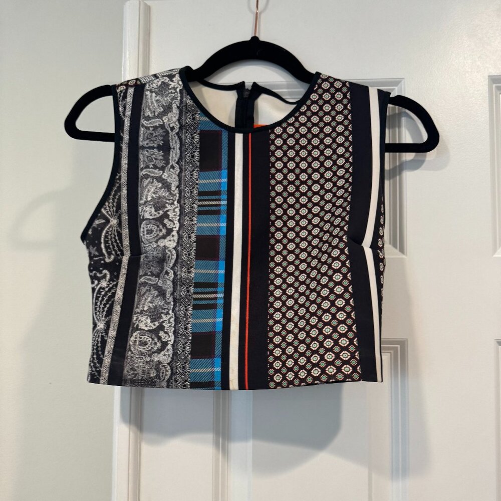 Clover Canyon crop scuba material crop top
